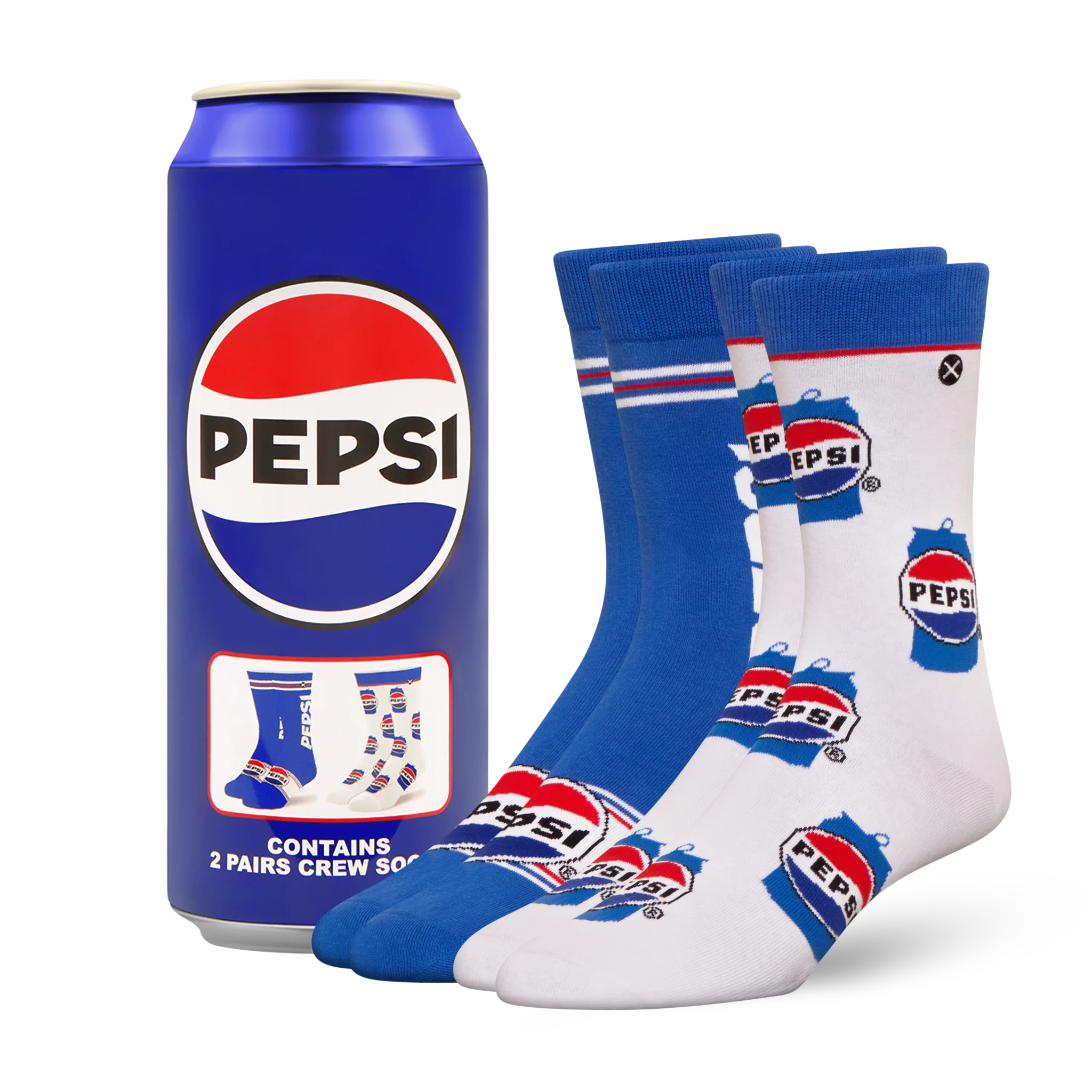 ODD SOX - ODDMART Pepsi Crew Socks 2-Pack