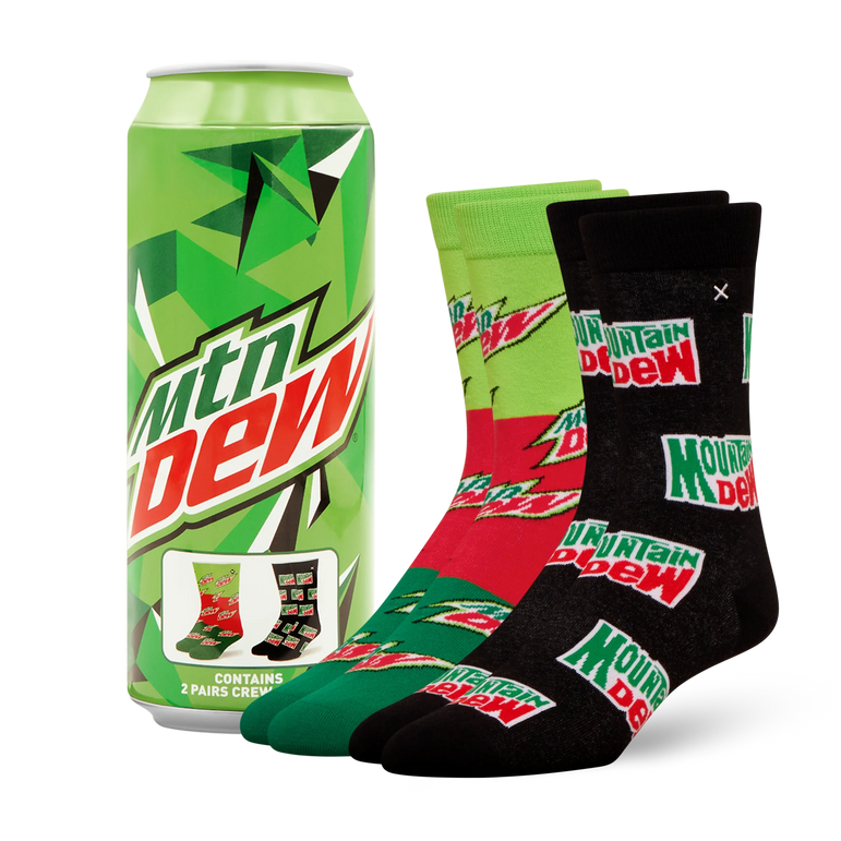 ODD SOX - ODDMART Mountain Dew Crew Socks 2-Pack