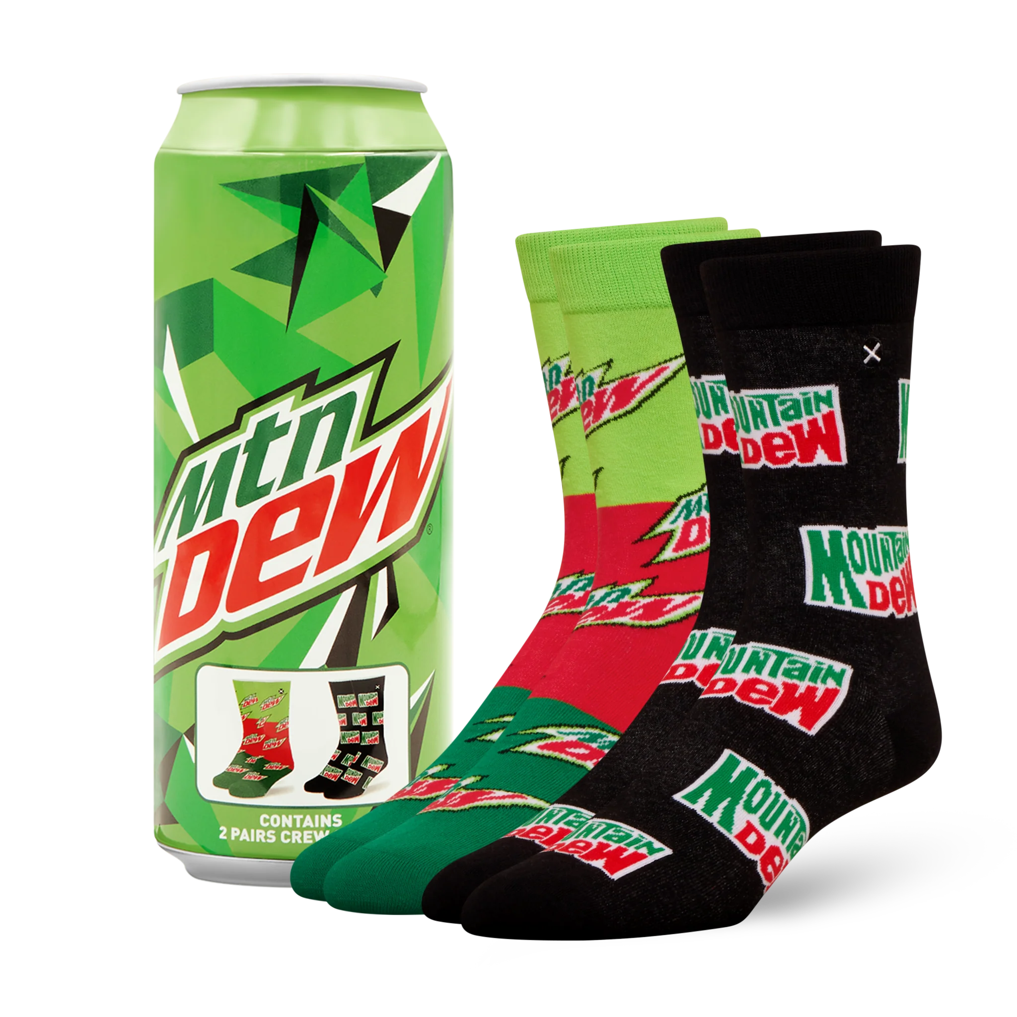 ODD SOX - ODDMART Mountain Dew Crew Socks 2-Pack