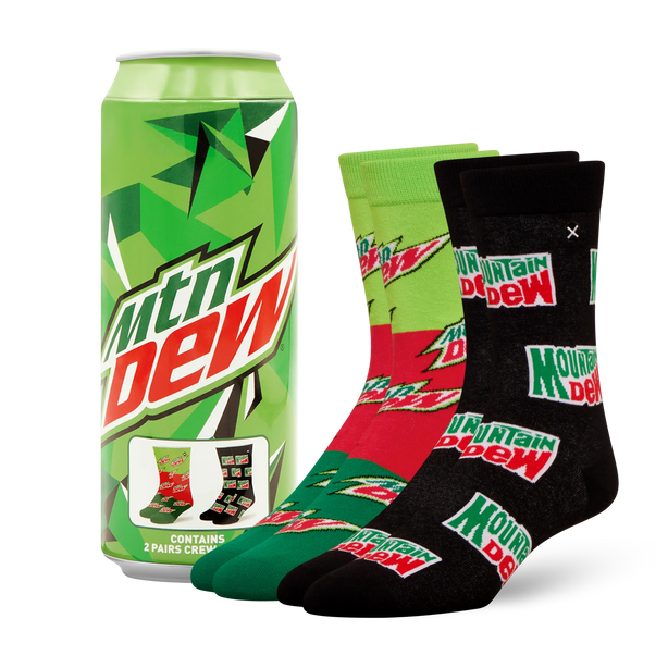 ODD SOX - ODDMART Mountain Dew Crew Socks 2-Pack