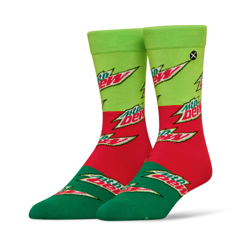 ODD SOX - ODDMART Mountain Dew Crew Socks 2-Pack