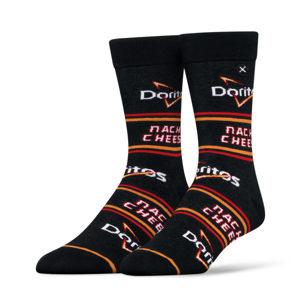 ODD SOX - ODDMART Doritos Nacho Cheese Crew Socks 2-Pack