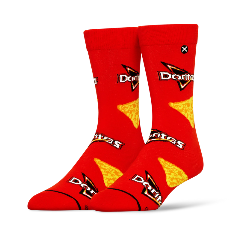 ODD SOX - ODDMART Doritos Nacho Cheese Crew Socks 2-Pack