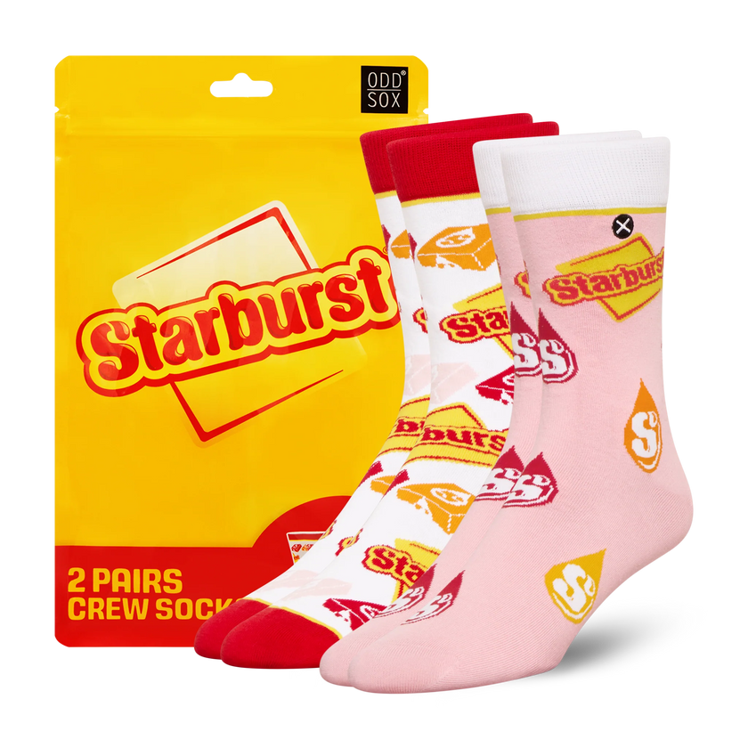 ODD SOX - ODDMART Starburst Crew Socks 2-Pack
