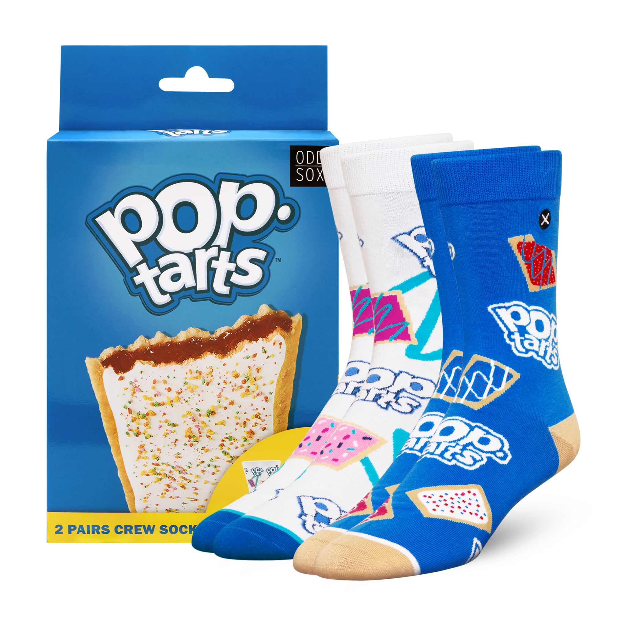 ODD SOX - ODDMART Pop-Tarts Crew Socks 2-Pack