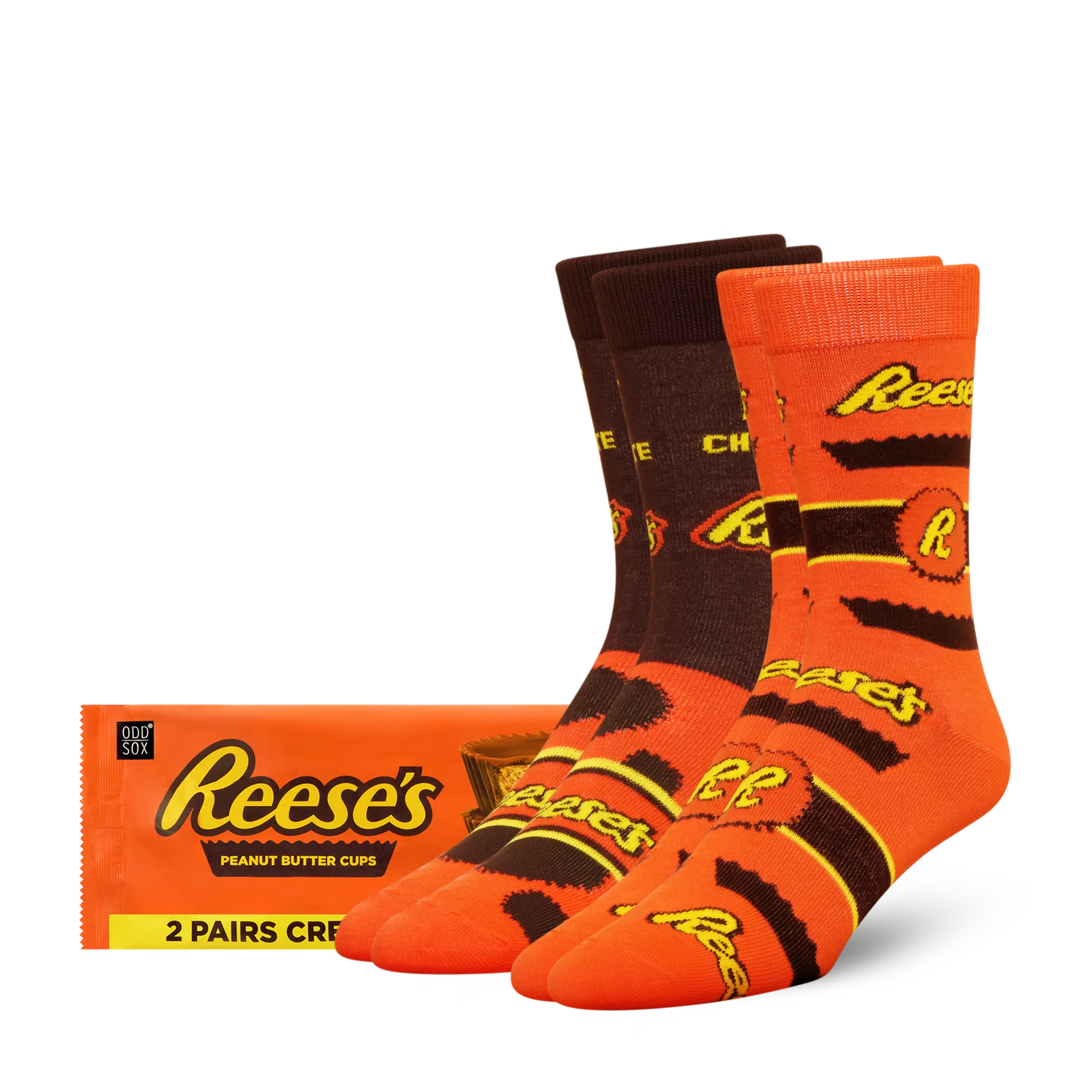ODD SOX - ODDMART Reese's Cups Crew Socks 2-Pack
