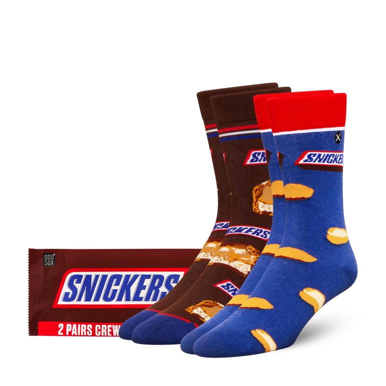 ODD SOX - ODDMART Snickers Crew Socks 2-Pack
