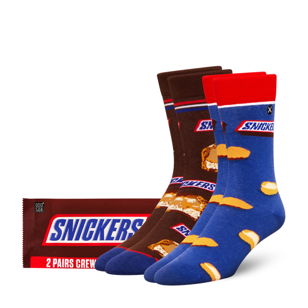 ODD SOX - ODDMART Snickers Crew Socks 2-Pack