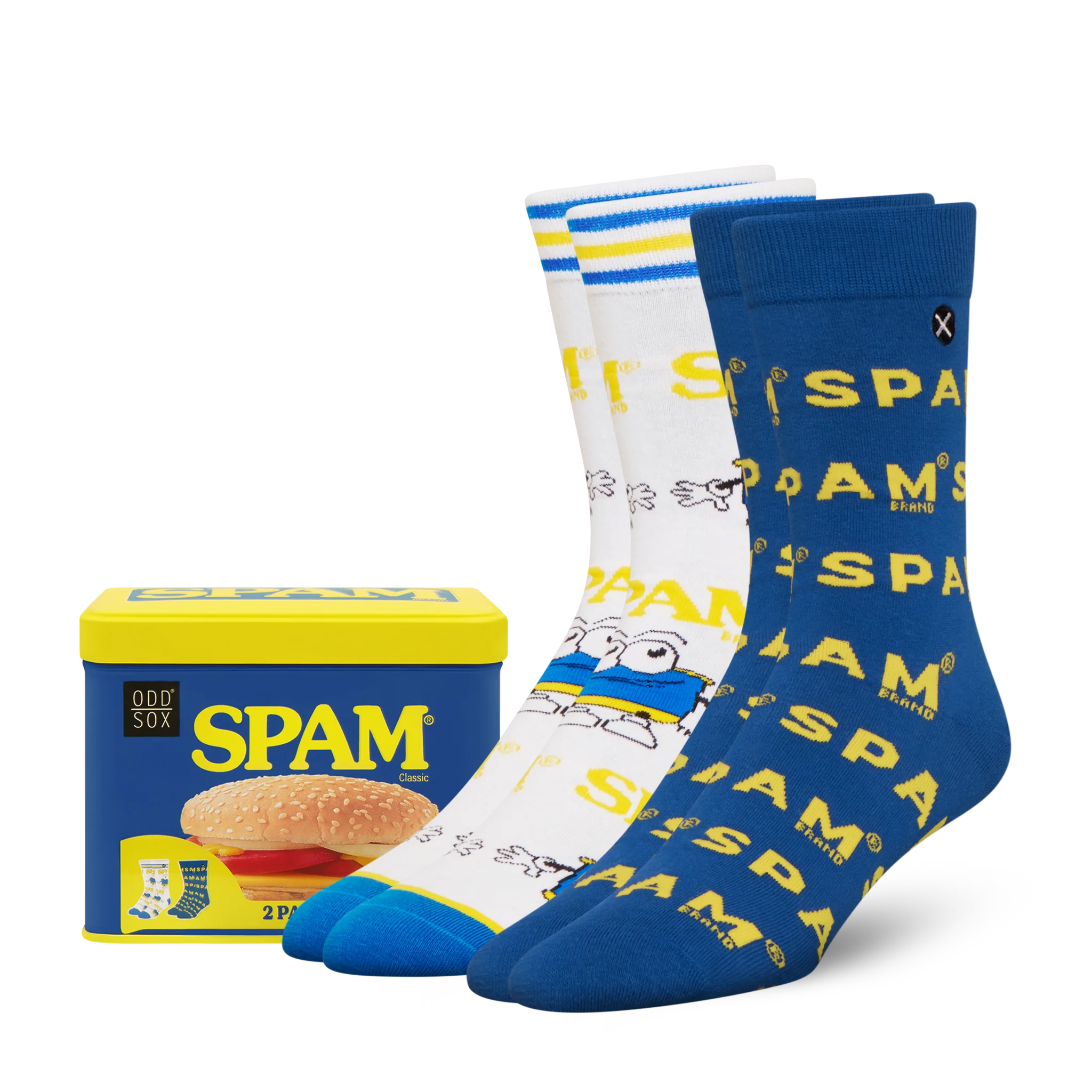 ODD SOX - ODDMART SPAM Crew Socks 2-Pack