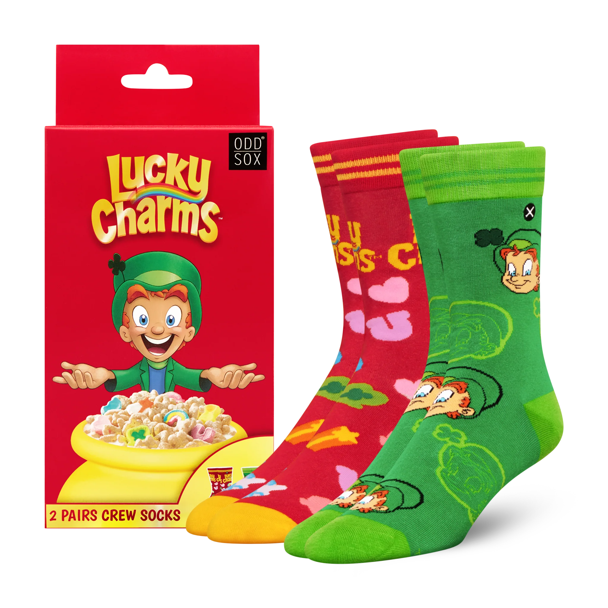 ODD SOX - ODDMART Lucky Charms Crew Socks 2-Pack