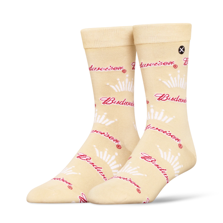 ODD SOX - ODDMART Budweiser Crew Socks 2-Pack