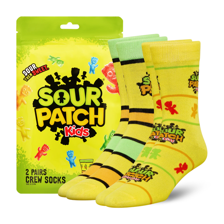 ODD SOX - ODDMART Sour Patch Kids Crew Socks 2-Pack