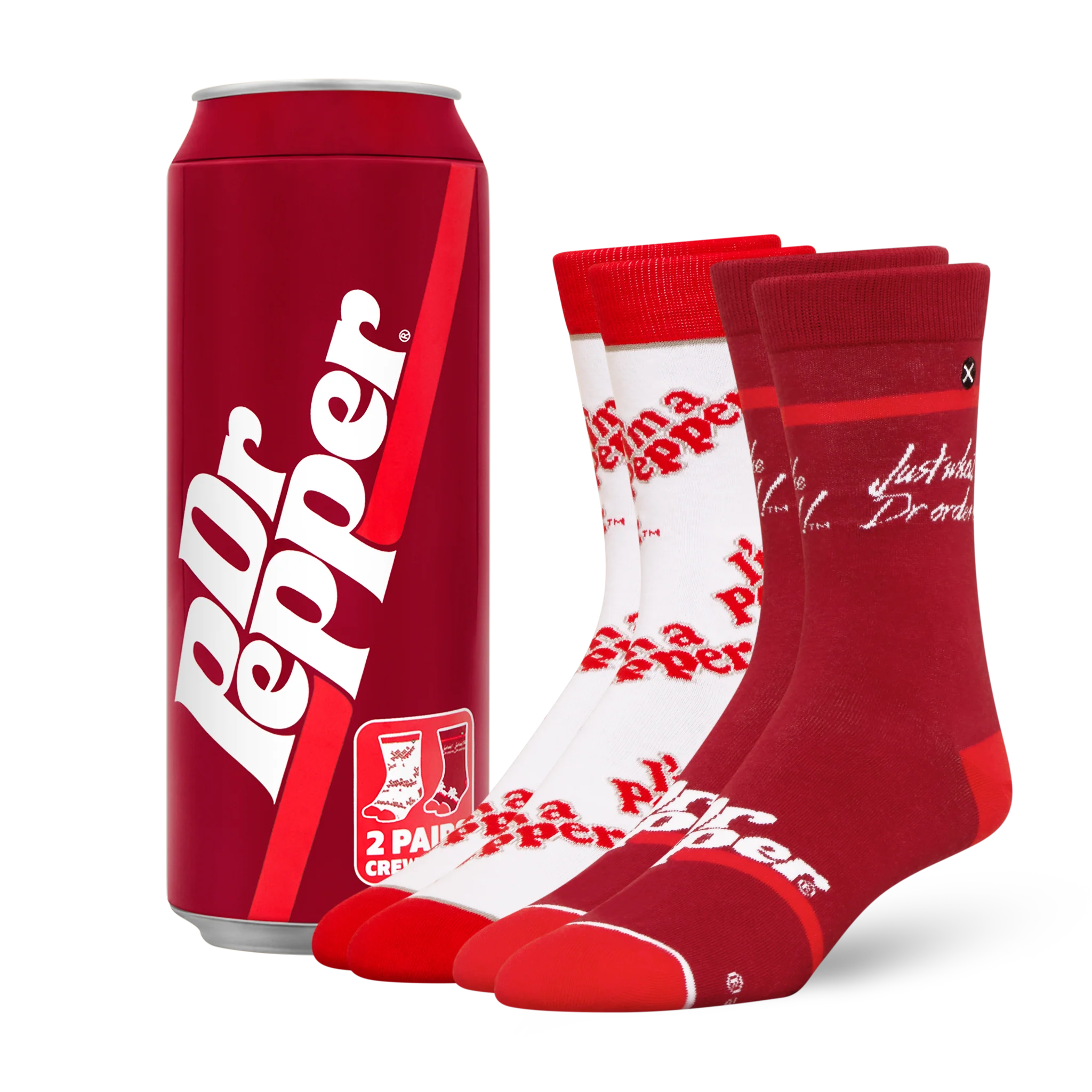 ODD SOX - ODDMART Dr Pepper Crew Socks 2-Pack