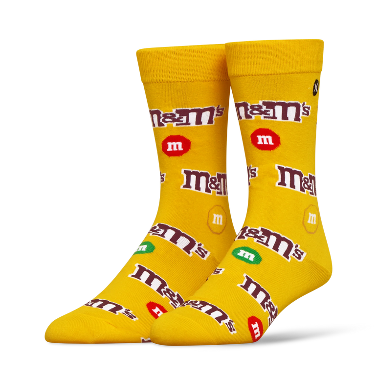 ODD SOX - ODDMART Peanut M&M's Crew Socks 2-Pack