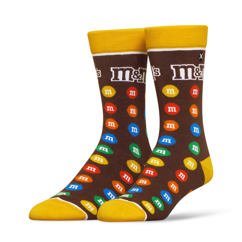 ODD SOX - ODDMART Peanut M&M's Crew Socks 2-Pack