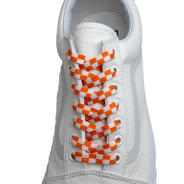 SneakerScience Checkered Flat Laces
