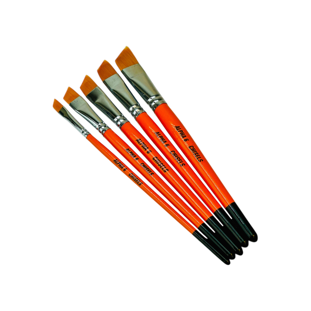 Alpha 6 Chisel Brush Set (5 Pack) – Sneaker Science