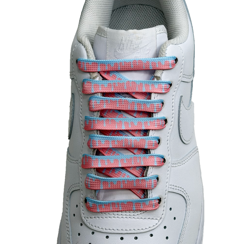 SneakerScience Paint Drip Flat Laces