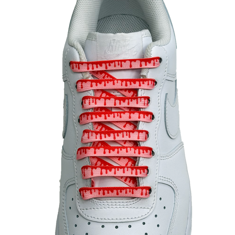 SneakerScience Paint Drip Flat Laces