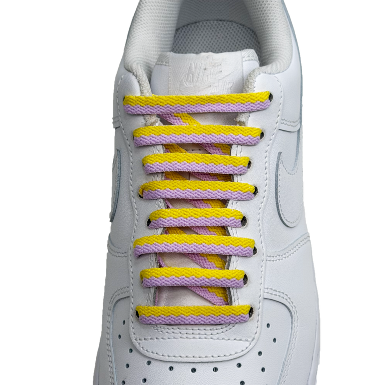 SneakerScience Splice Two Tone Flat Shoelaces