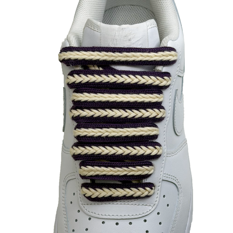 SneakerScience 15mm Wide Cotton Braid Shoelaces