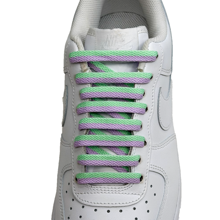 SneakerScience Splice Two Tone Flat Shoelaces