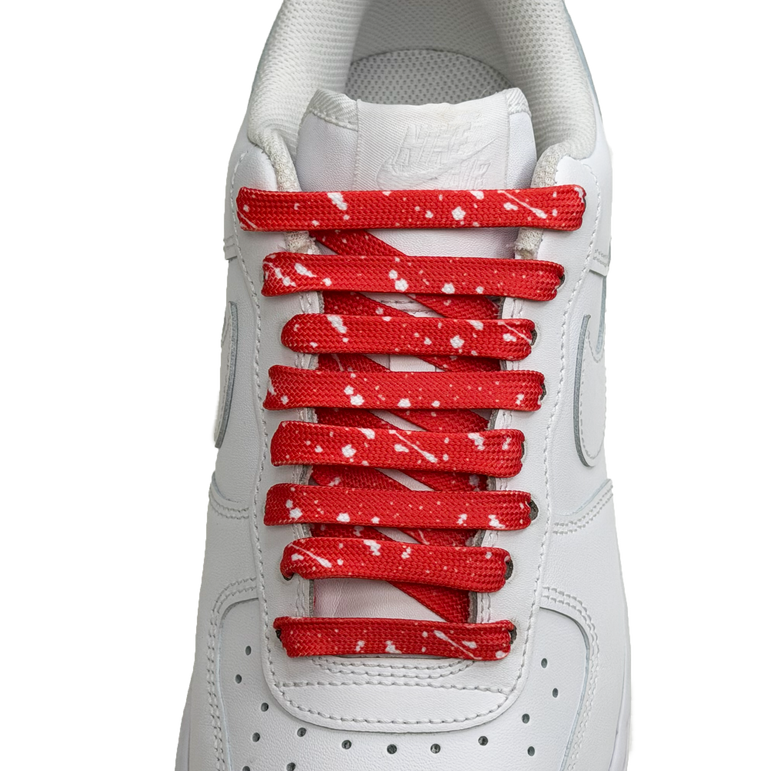 SneakerScience Splashed Flat Laces