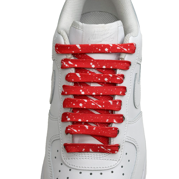 SneakerScience Splashed Flat Laces