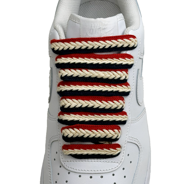 SneakerScience 15mm Wide Cotton Braid Shoelaces