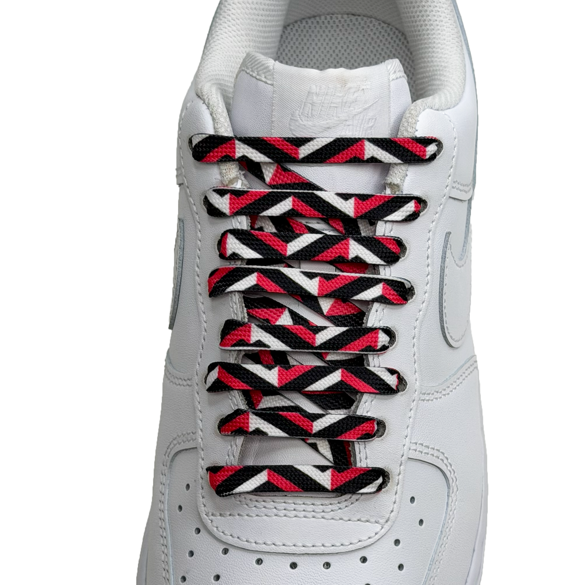 SneakerScience Geometric Print Flat Laces
