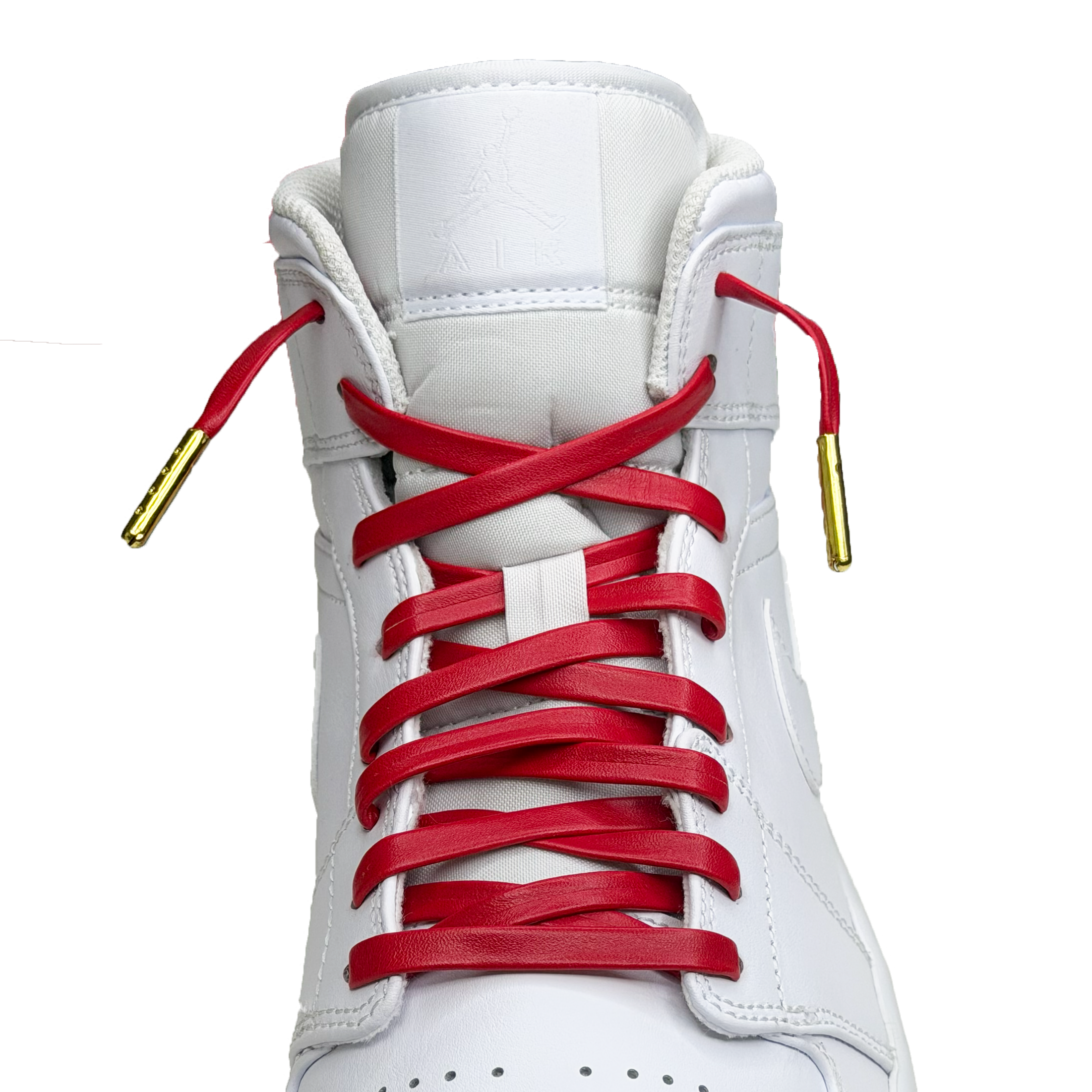 SneakerScience Leather Laces with Gold Tips