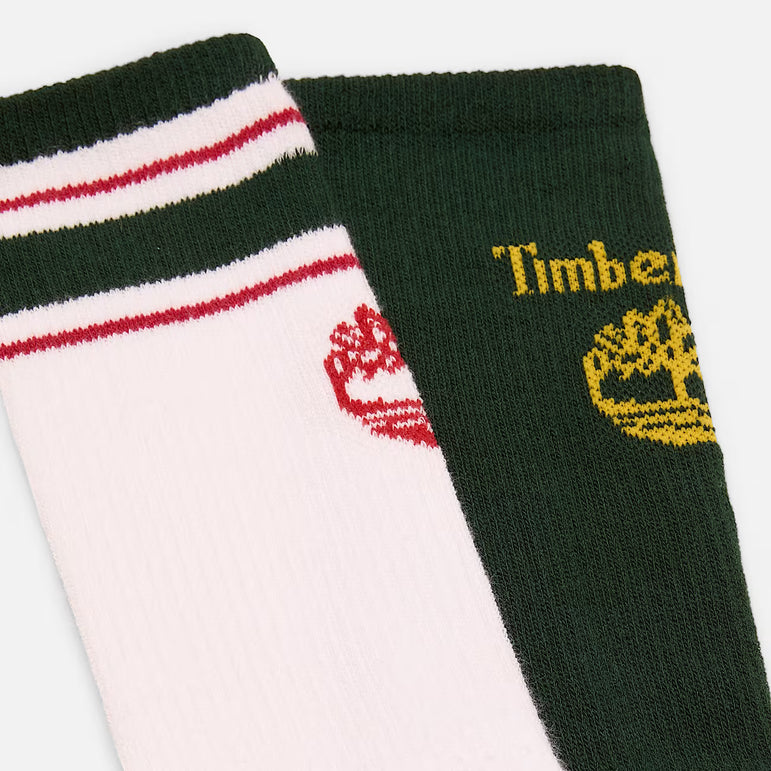 Timberland Retro Logo 2-Pack Socks