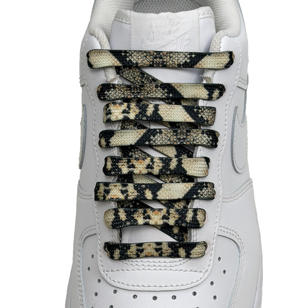 SneakerScience Animal Print Flat Laces