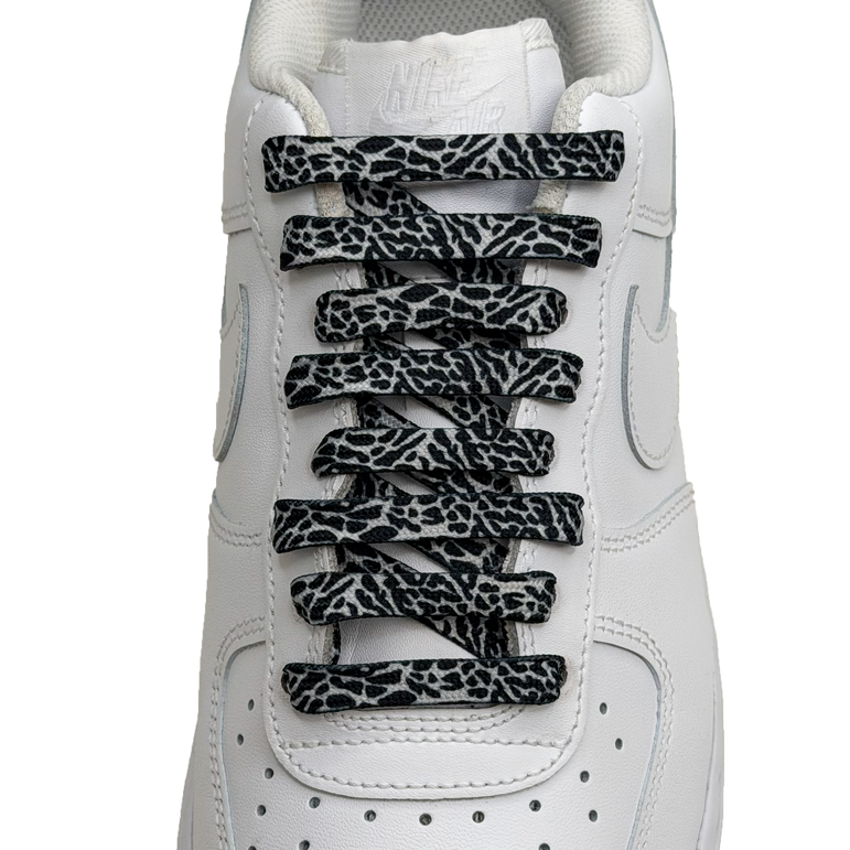 SneakerScience Animal Print Flat Laces