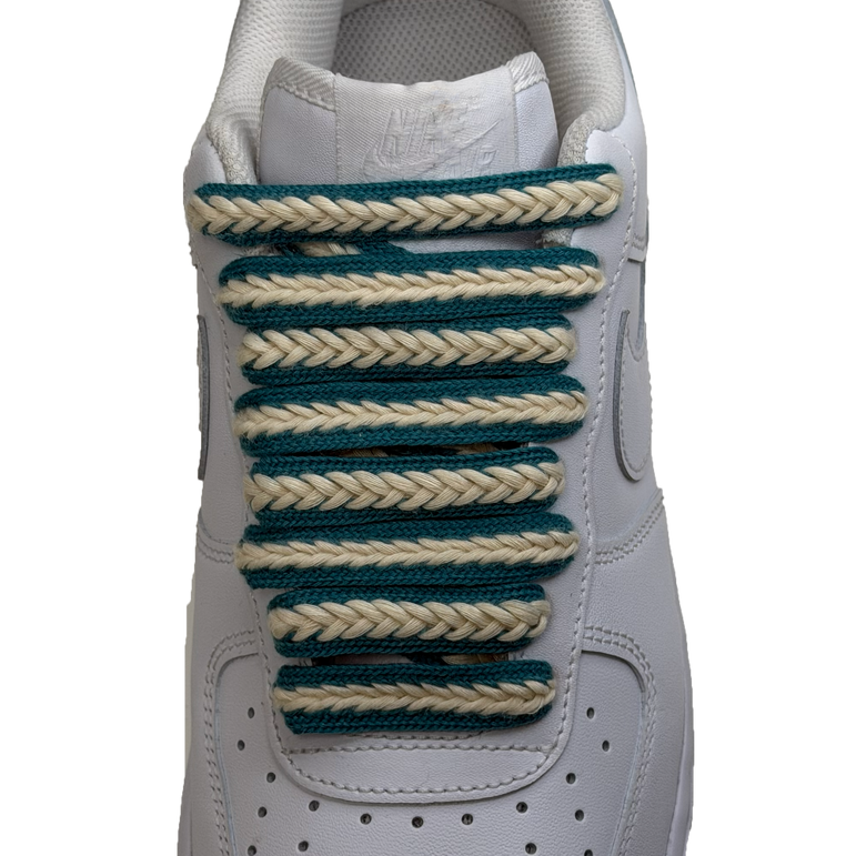 SneakerScience 15mm Wide Cotton Braid Shoelaces