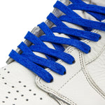 Lace Lab Waxed Flat Shoe Laces - (Royal Blue)