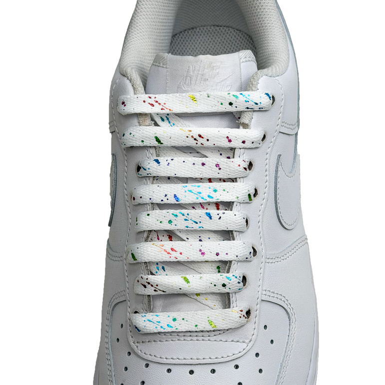 SneakerScience Splattered Flat Laces