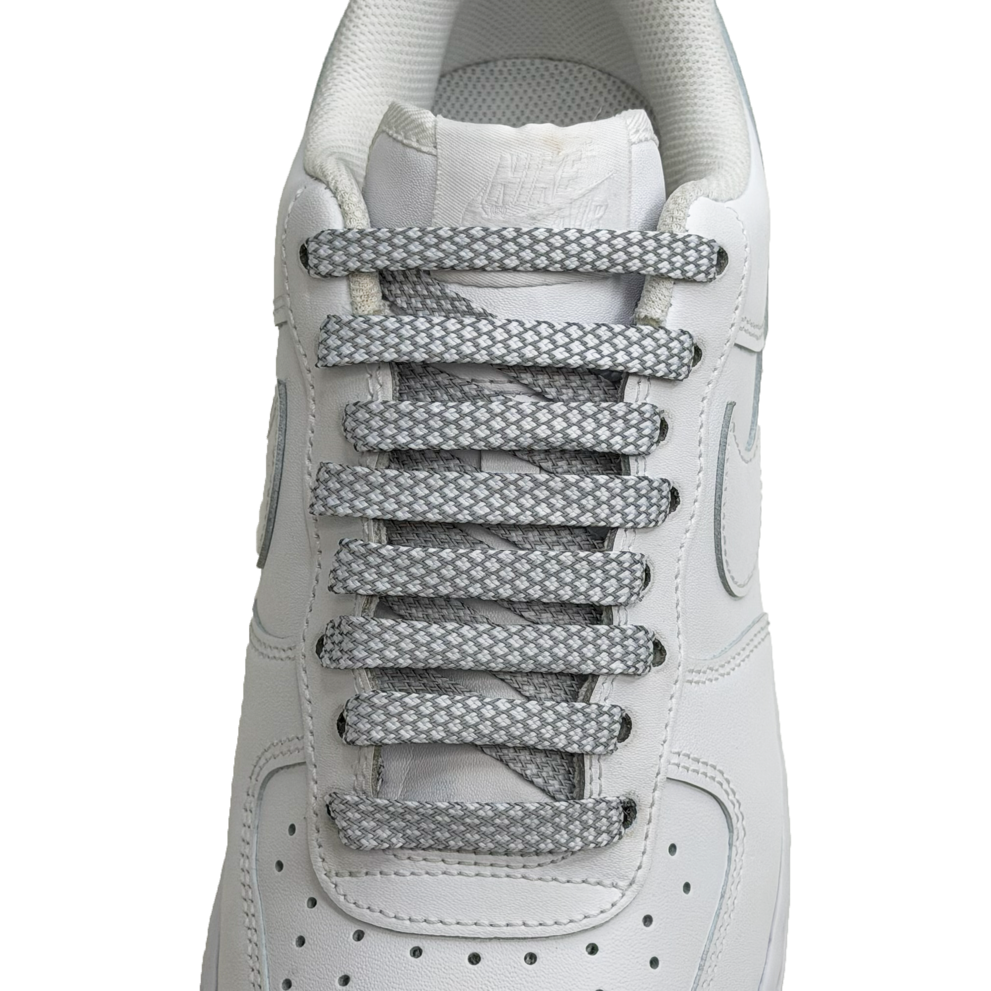 SneakerScience 3M Reflective Flat Laces - (White)