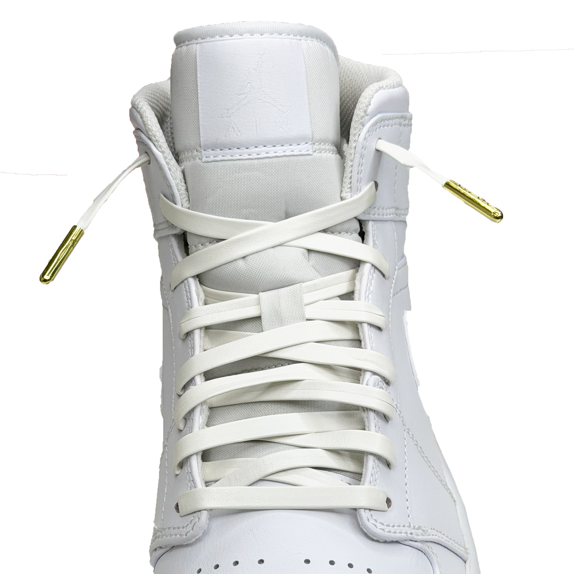 SneakerScience Leather Laces with Gold Tips