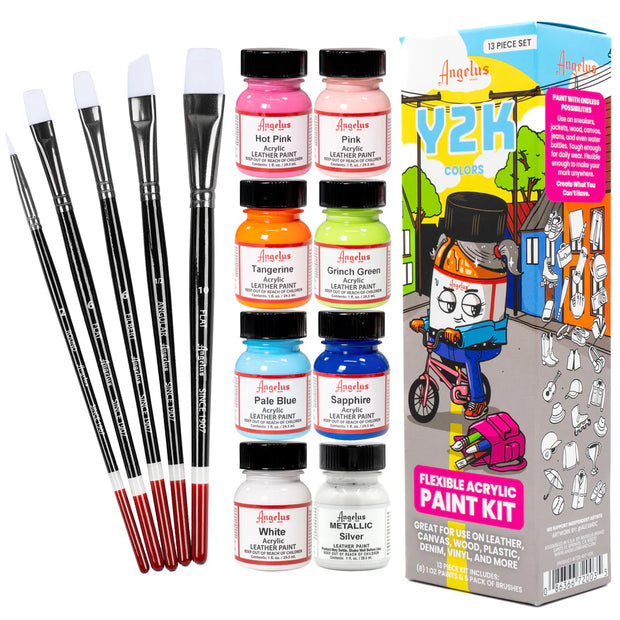 Angelus Acrylic Leather Paint - Y2K Paint Kit