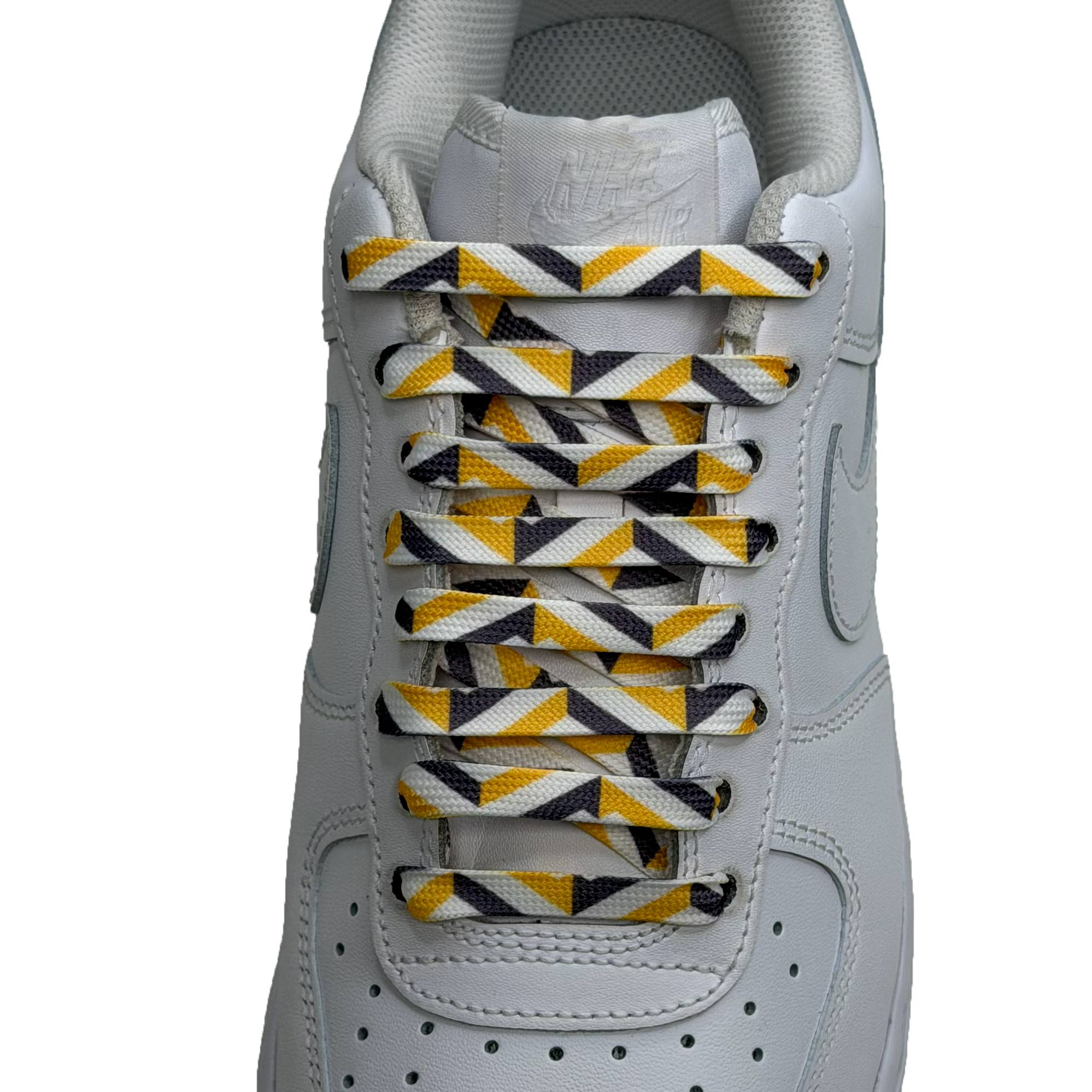 SneakerScience Geometric Print Flat Laces
