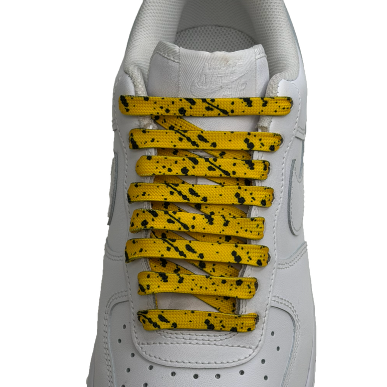 SneakerScience Splashed Flat Laces