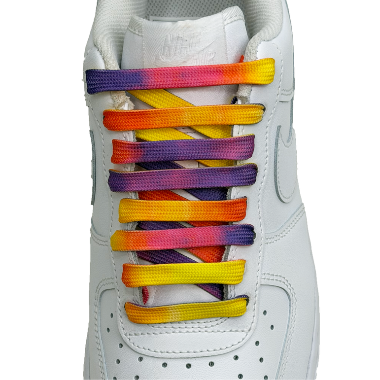 SneakerScience Tie Dye Flat Laces
