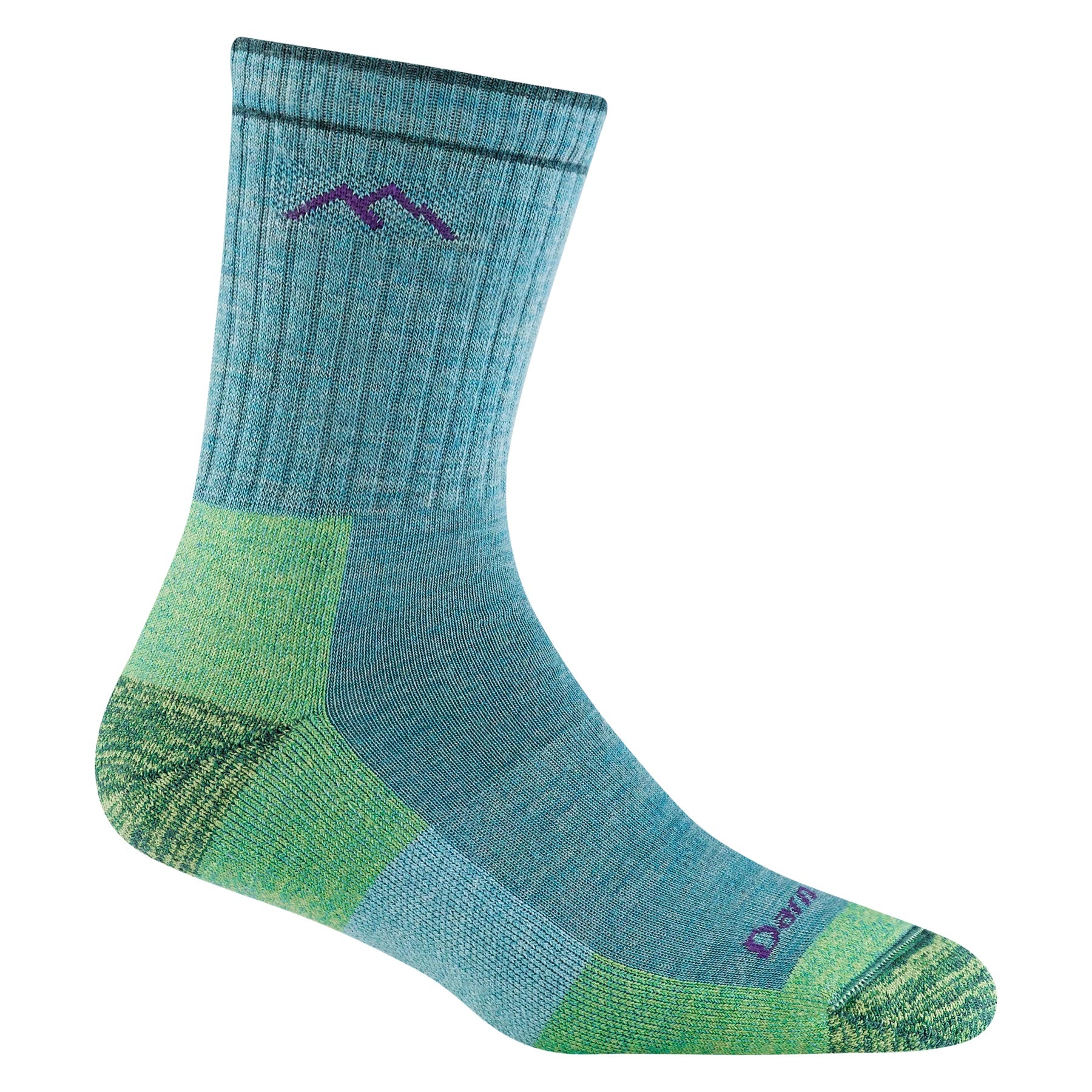Darn Tough - Women's Hiker Micro Crew Midweight Hiking Socks (Aqua Heather)