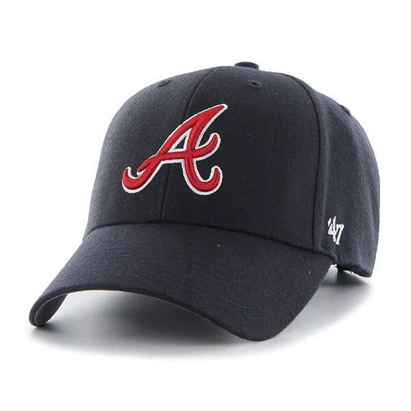 '47 Brand MVP Atlanta Braves Cap - Navy / Red