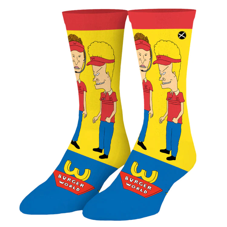 ODD SOX - Beavis & Butthead Burger World Socks