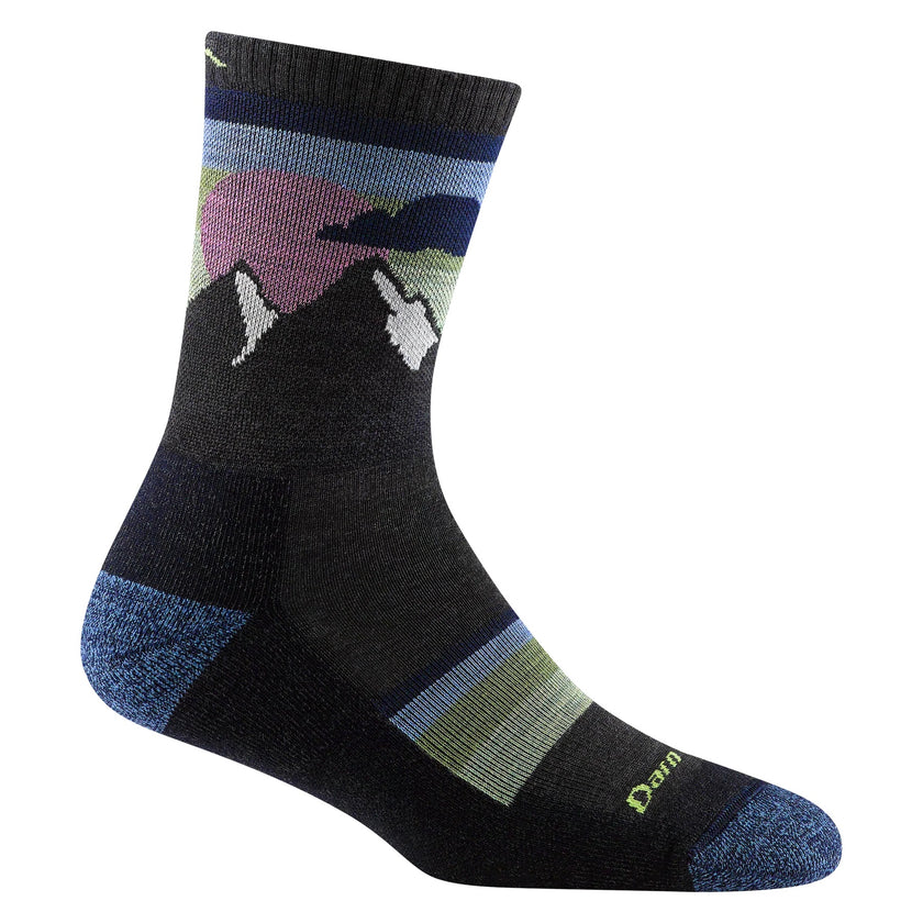 Darn Tough - Women's Sunset Ledge Micro Crew Lightweight Hiking Socks (Charcoal)
