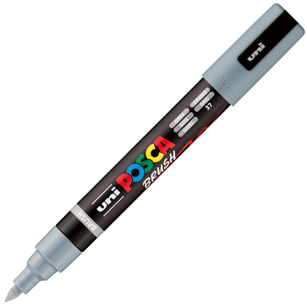 POSCA PC-5BR - Semi-Flexible Brush Tip Marker Pens