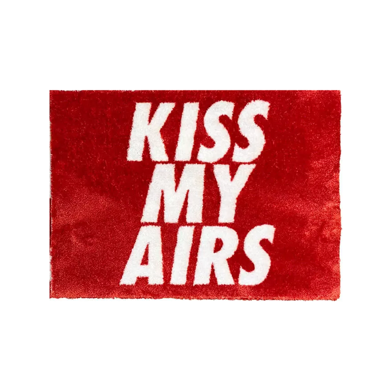 Sneaker Bath Mat - Kiss My Airs (Red)