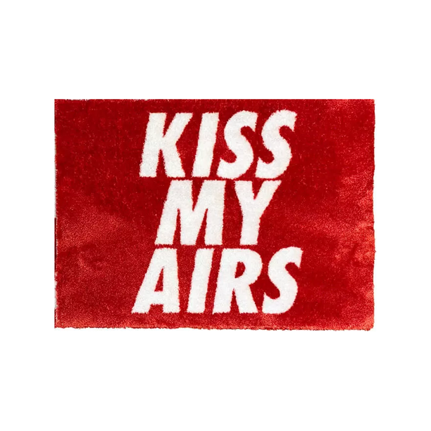 Sneaker Bath Mat - Kiss My Airs (Red)